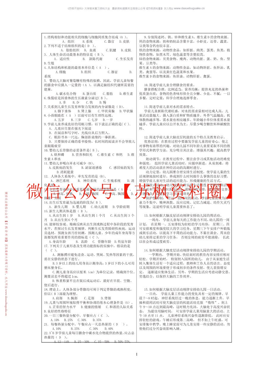 卫生与保健